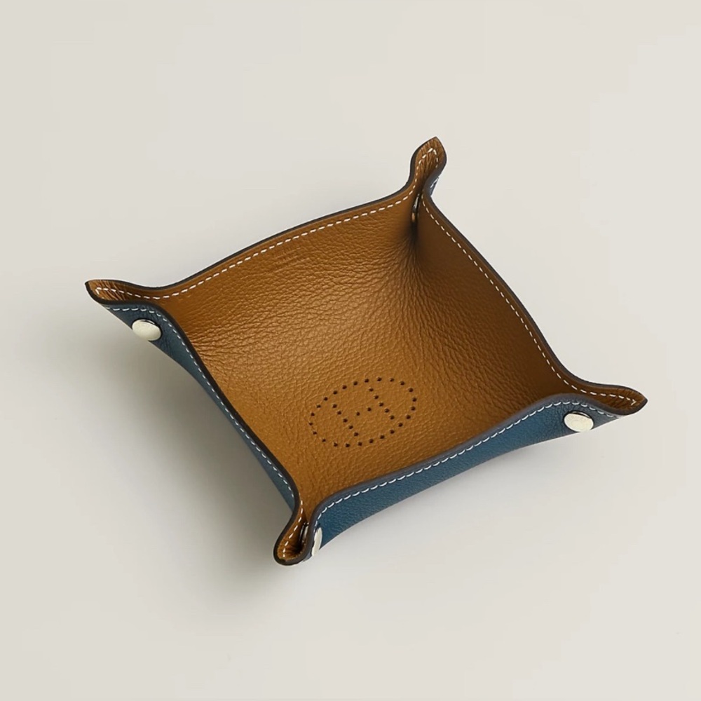 Evelyne mini leather tray